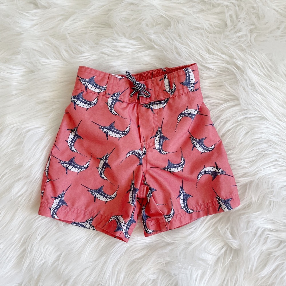 Janie and Jack Baby Boy Swim Trunks Swordfish